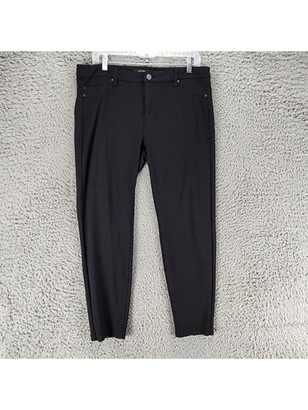 Liverpool Jeans Womens 14 /32Black Stretch Skinny Trousers